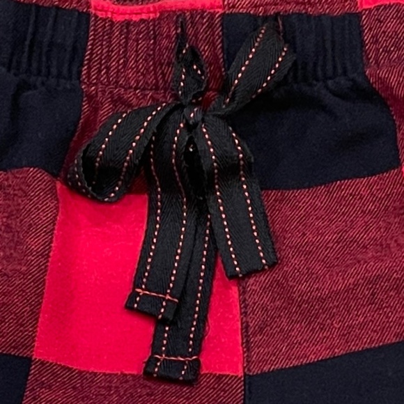 Old Navy Women’s Flannel Pajama Bottoms Pants Buffalo Plaid Large Short Petite - Picture 3 of 5